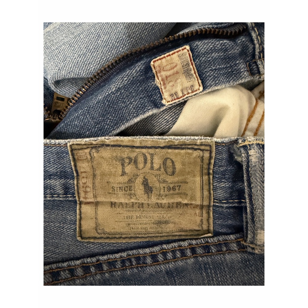 Polo Ralph Lauren 650 Madison Ave Authentic Denim Jeans Blue 36x32 Straight Leg - Picture 5 of 5